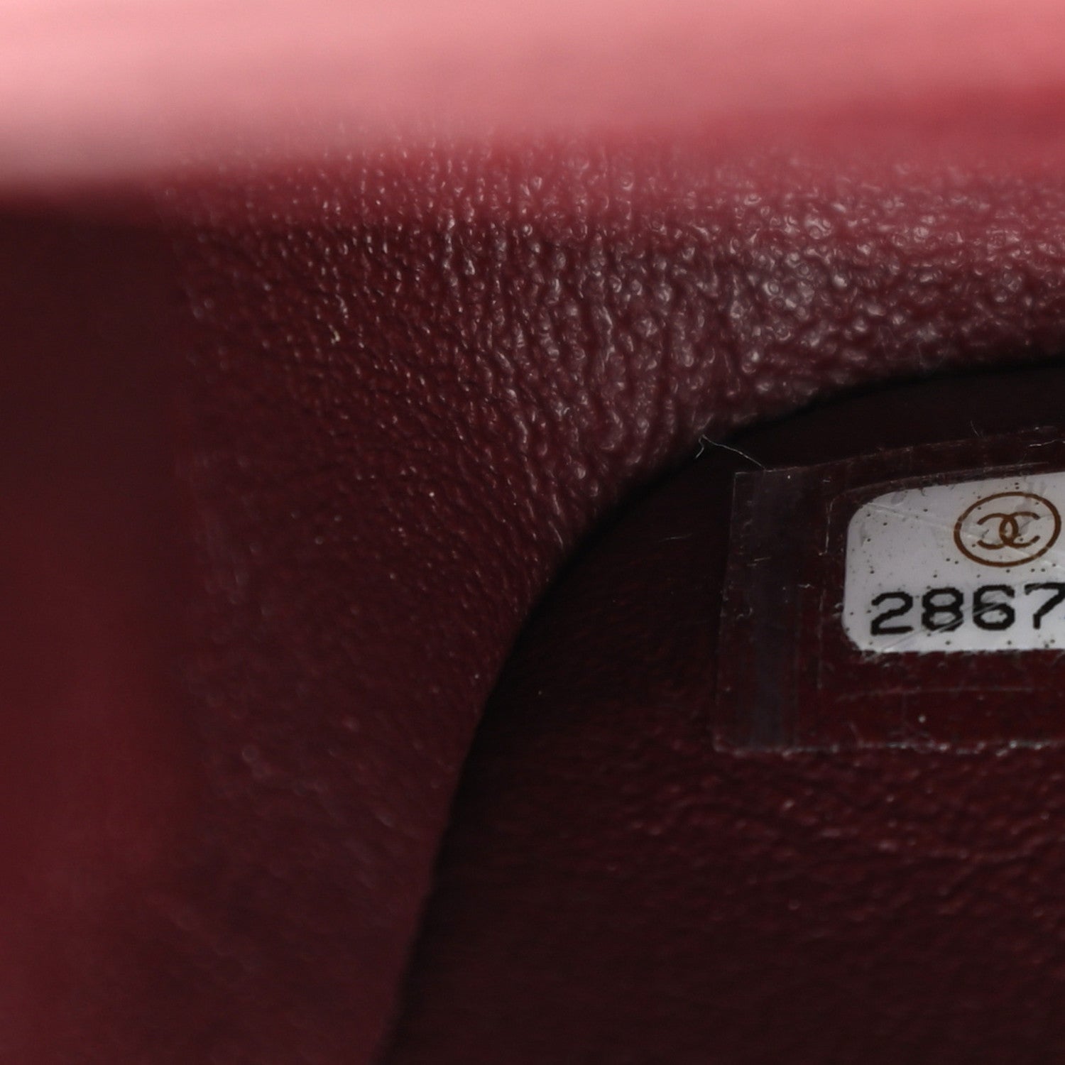 Chanel Lambskin Quilted Mini Square Flap Bordeaux 7 of 11