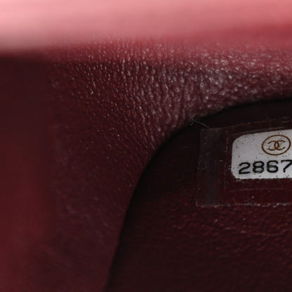 Chanel Lambskin Quilted Mini Square Flap Bordeaux 7 of 11