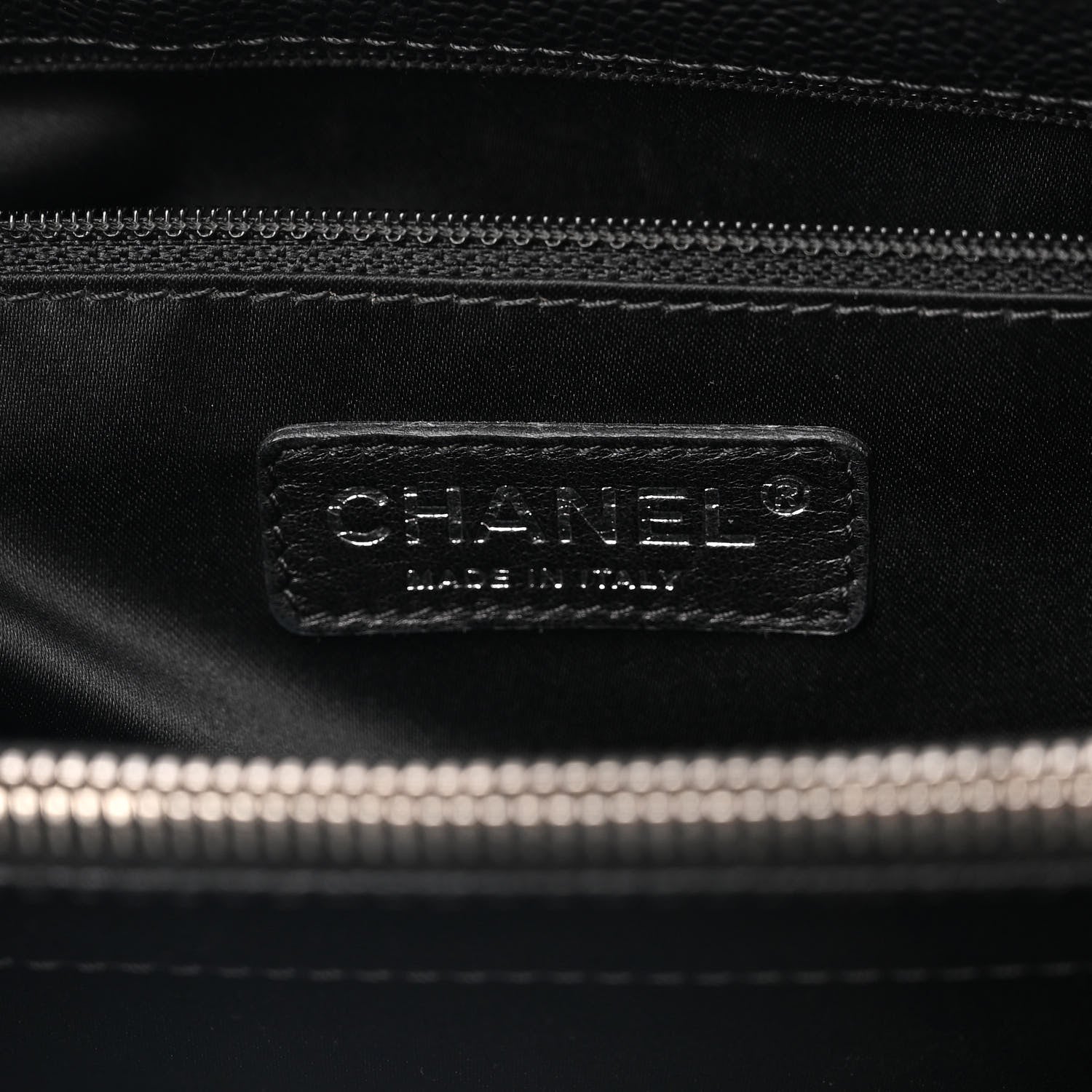 Chanel Caviar Quilted Grand Shopping Tote GST Black 6 of 11