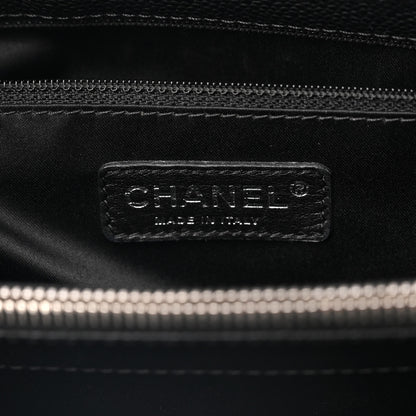 Chanel Caviar Quilted Grand Shopping Tote GST Black 6 of 11