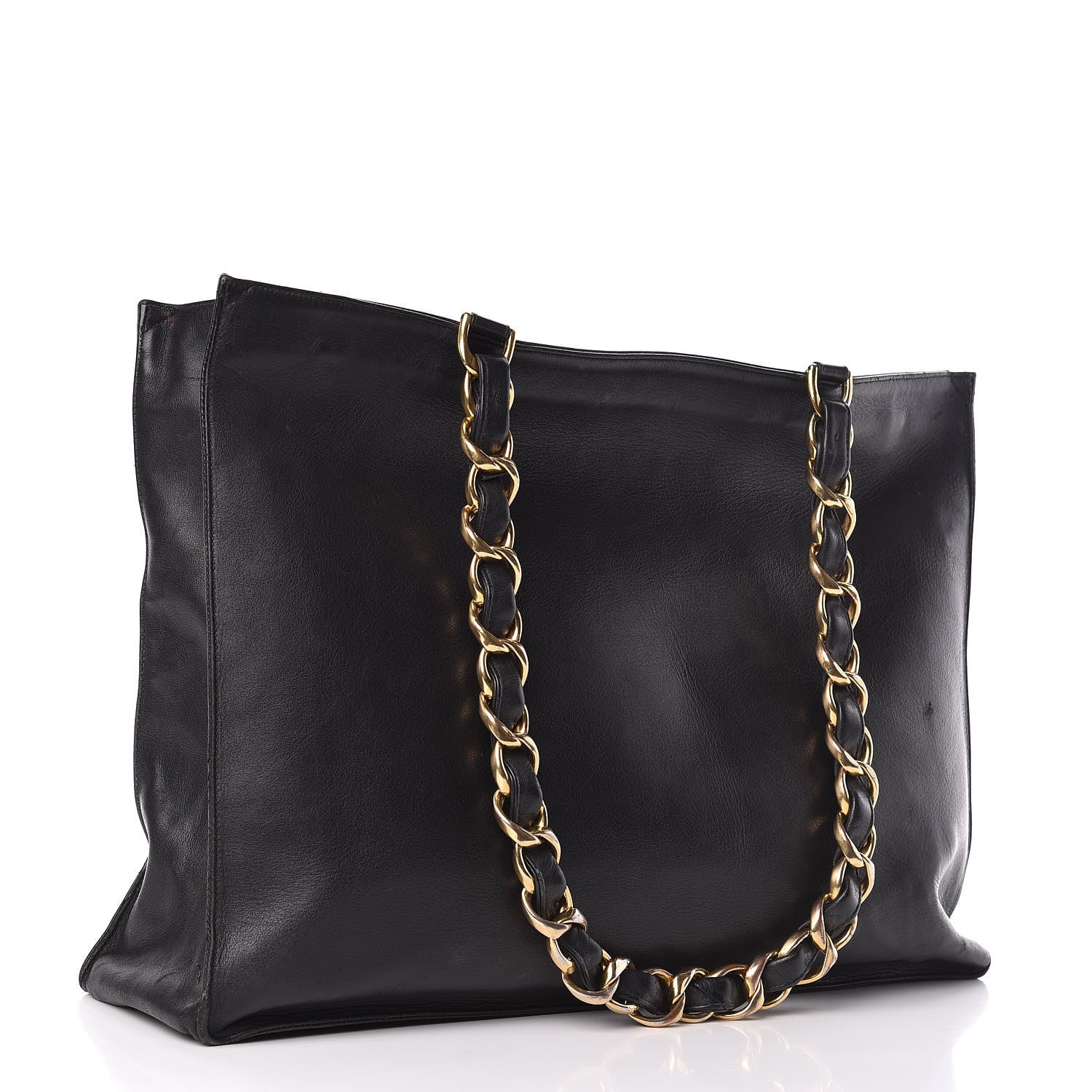 Chanel Lambskin CC Tote Black 3 of 24