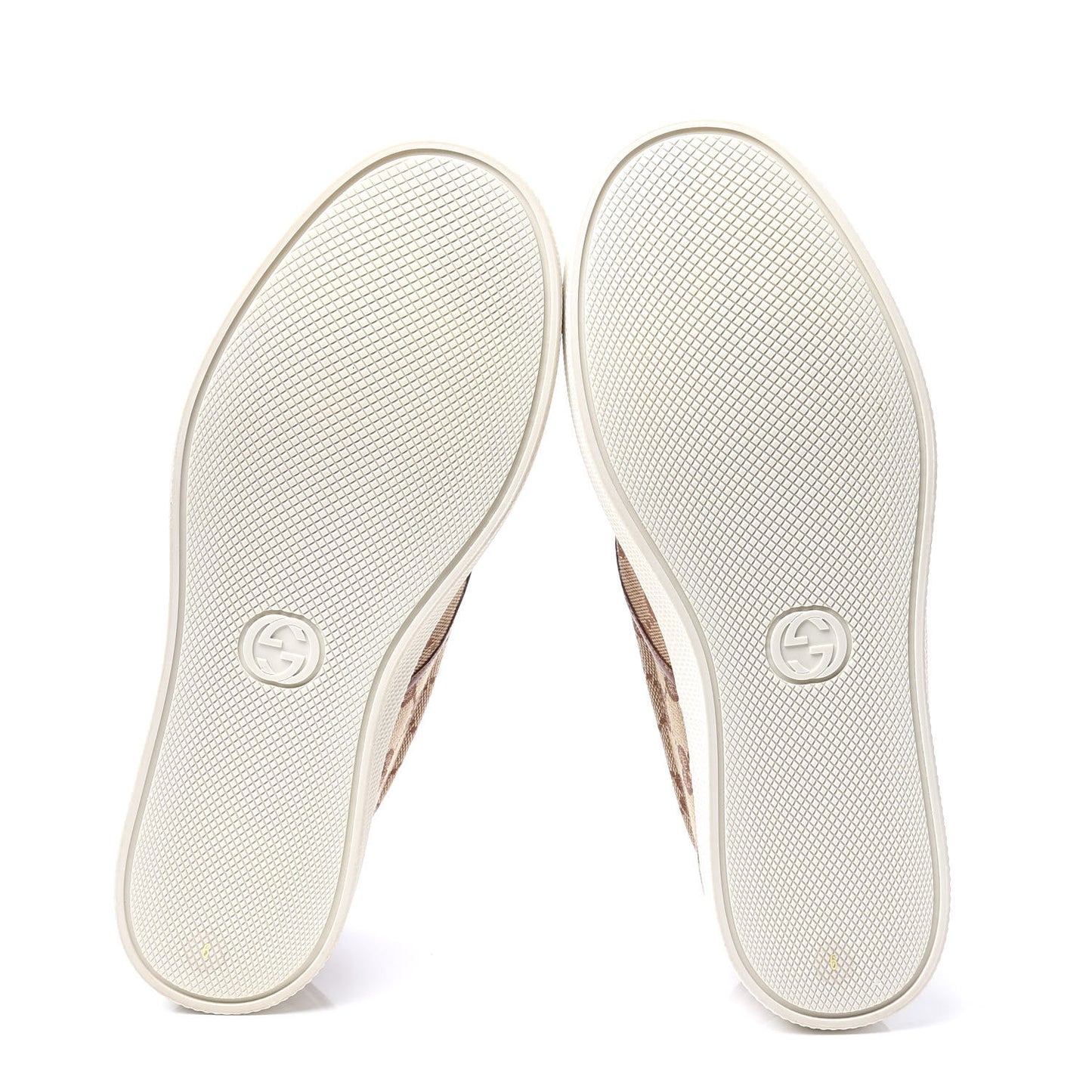 X MLB GG Monogram NY Yankees Embroidered Mens Slip On Sneakers 6 Beige Ruggine Rust