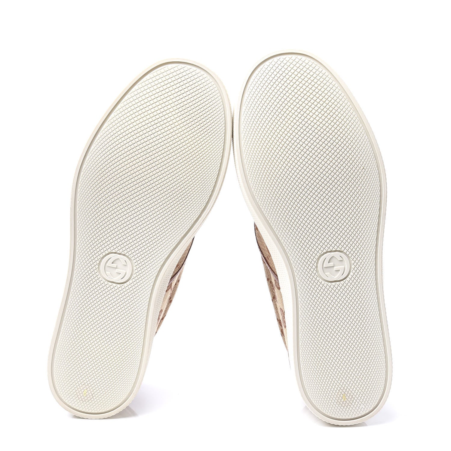 Gucci X MLB GG Monogram NY Yankees Embroidered Mens Slip On Sneakers 6 Beige Ruggine Rust 9 of 13