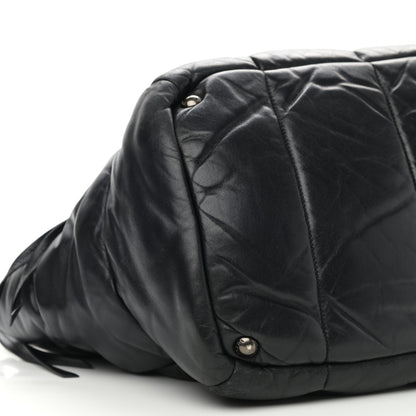 Prada Nappa Bomber Tote Black 8 of 9