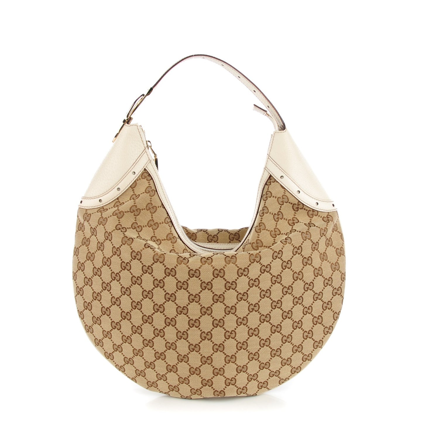 Monogram Glam Hobo Off White