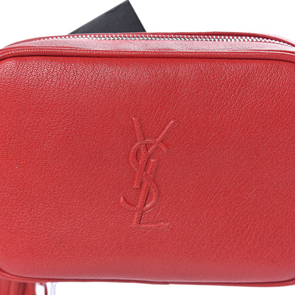 Saint Laurent Lambskin Monogram Lou Belt Bag Red 7 of 9