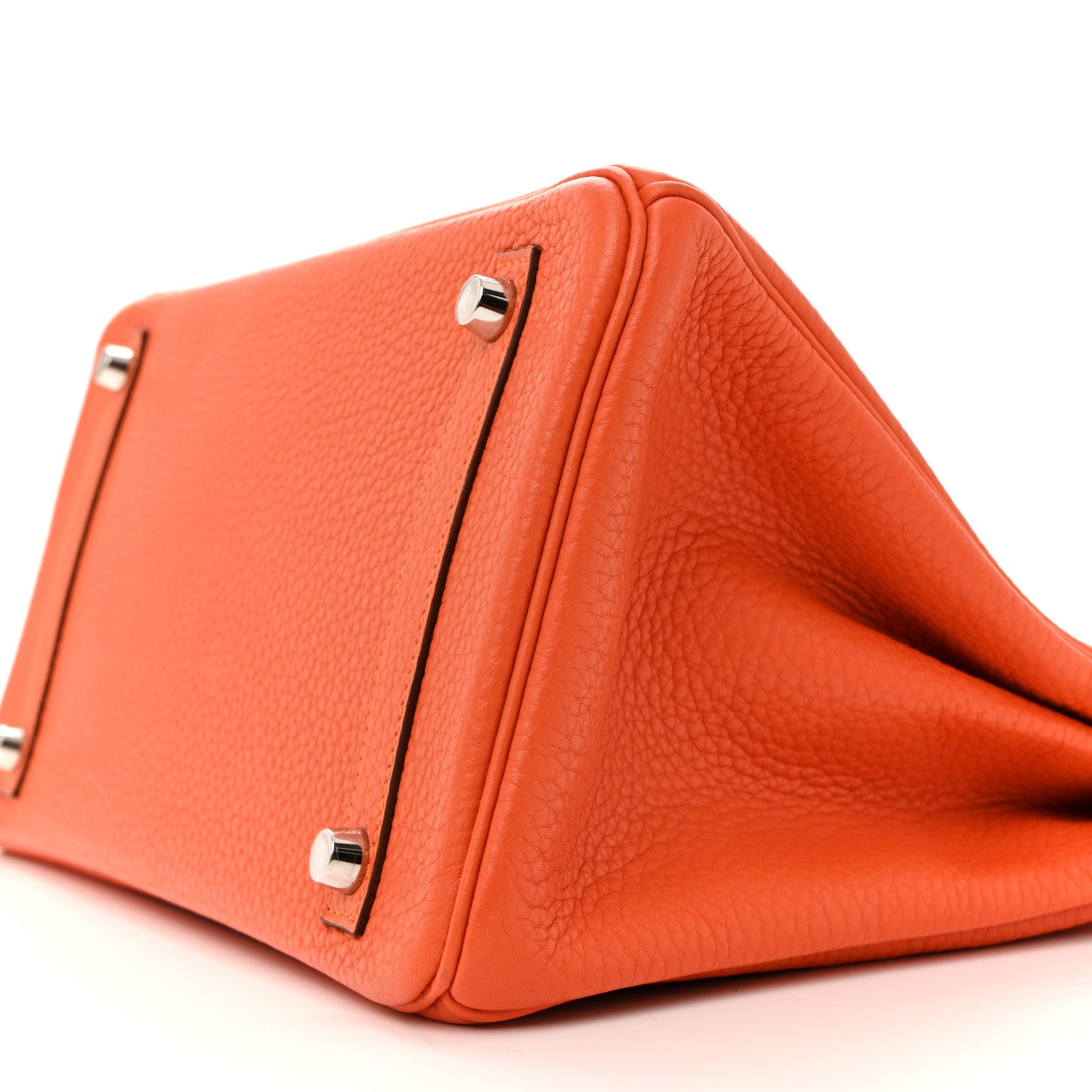 Hermes Taurillon Clemence Birkin 30 Feu 10 of 16