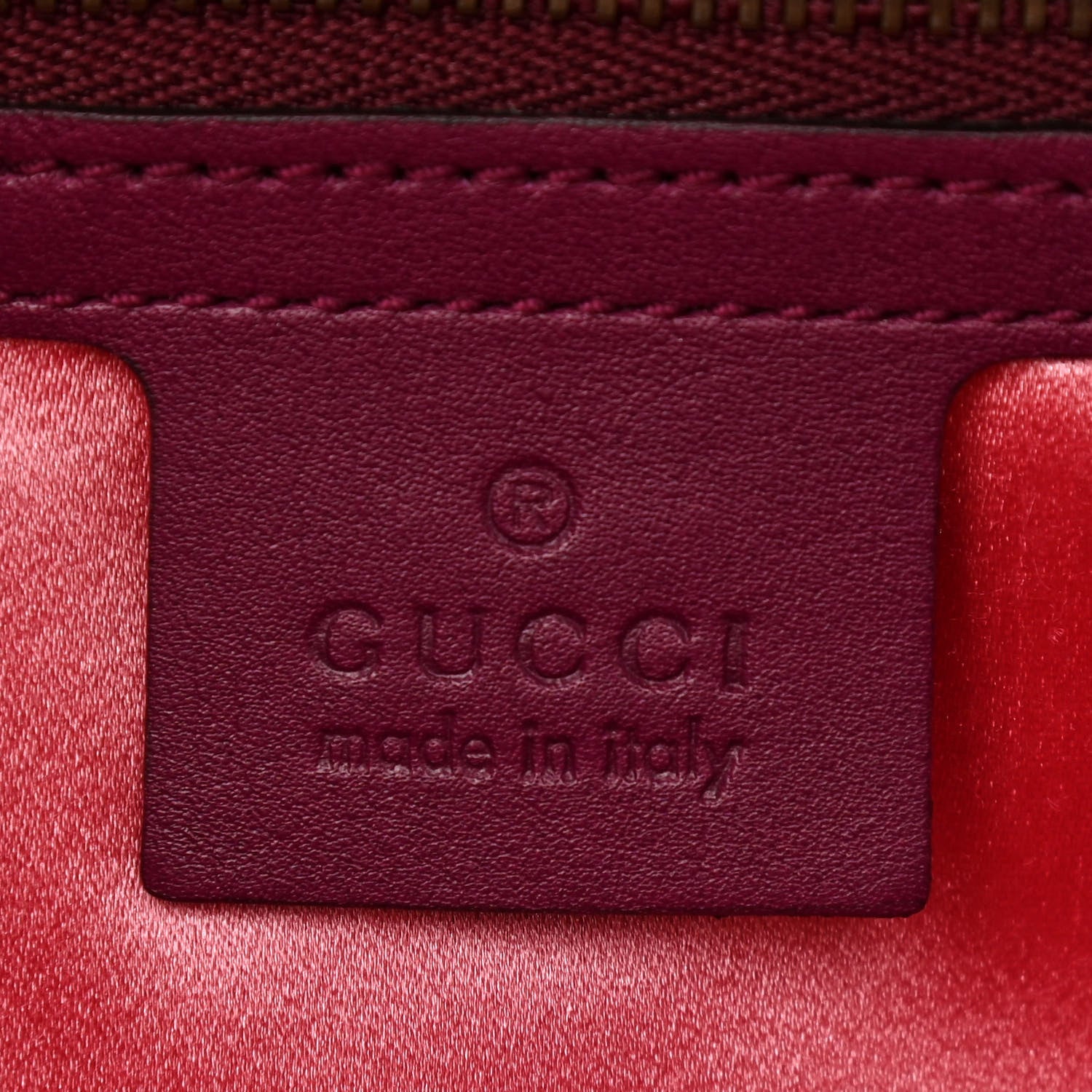 Gucci Velvet Matelasse Loved Embroidered Medium GG Marmont Shoulder Bag Fuchsia Violet Cyclamen 6 of 12