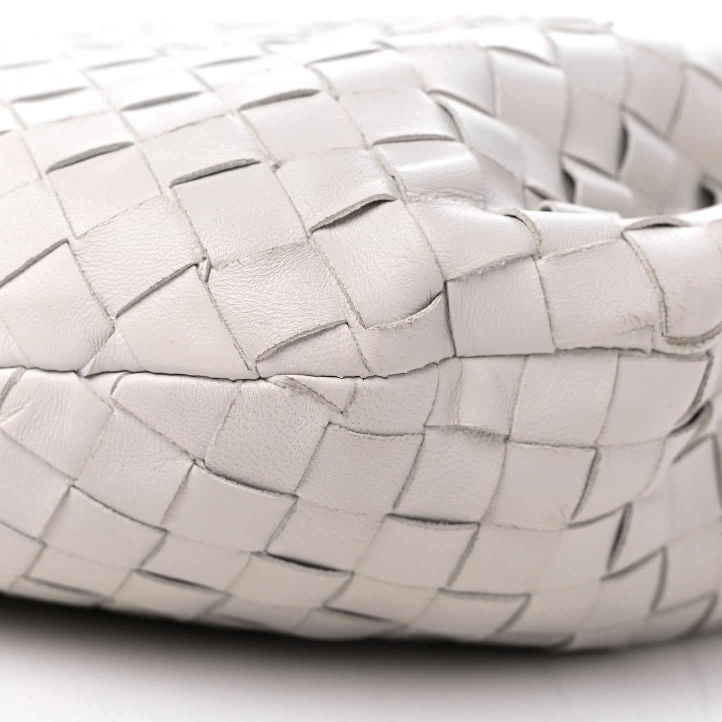 Nappa Intrecciato Teen Jodie Hobo White