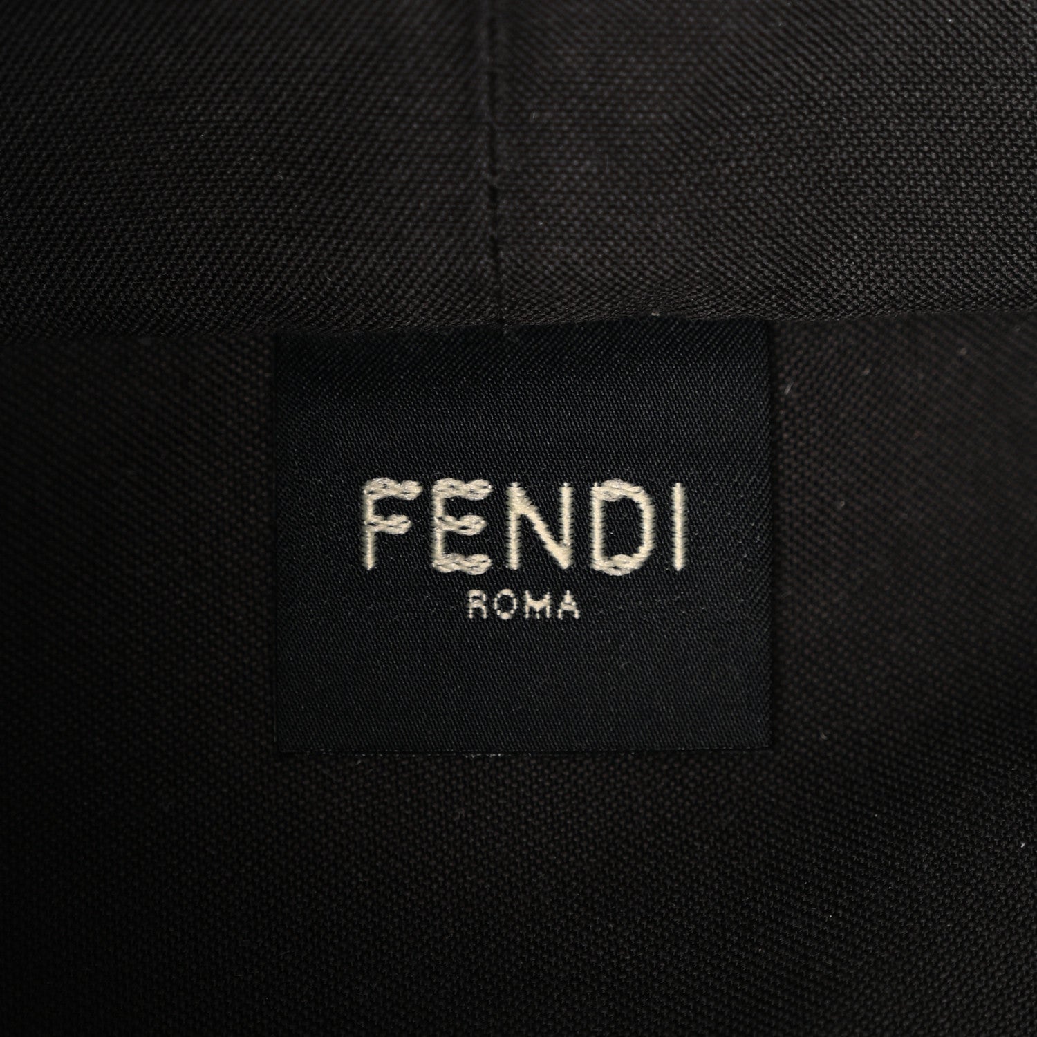 Fendi Fabric Jacquard Vitello Grace FF 1974 Mini Roll Tote Tobacco Moro Ebano 6 of 9