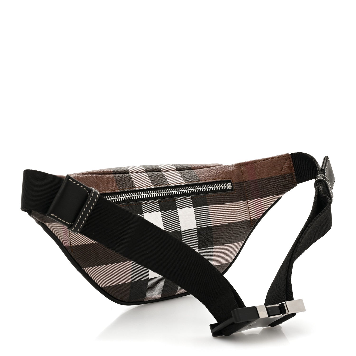 Burberry E-canvas Check Mini Cason Bum Bag Dark Birch Brown 2 of 9