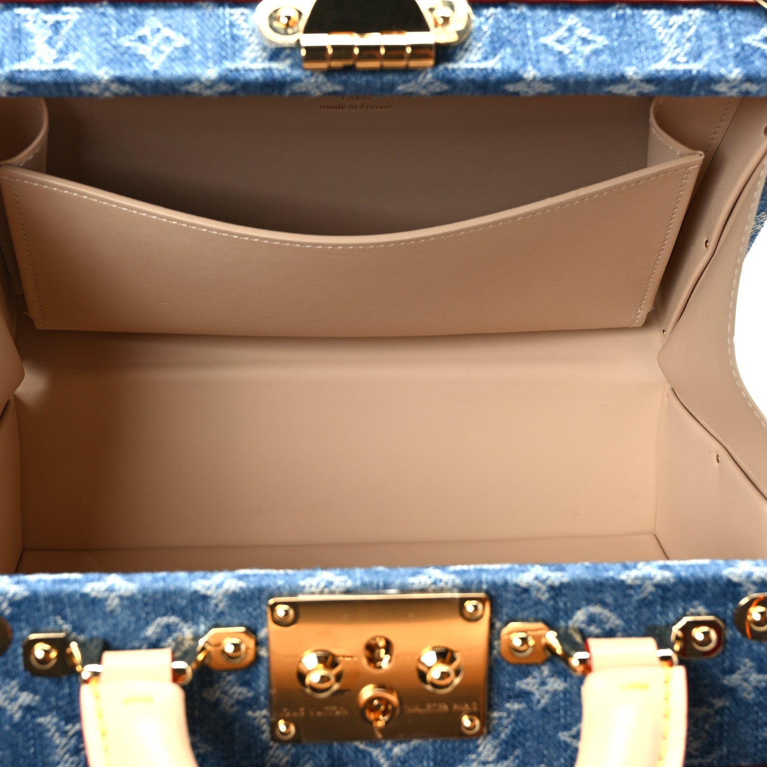 Louis Vuitton Monogram Denim Petite Valise Blue 5 of 10