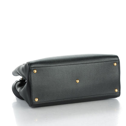 Fendi Vitello Elite Regular 2Jours Tote Black 4 of 8
