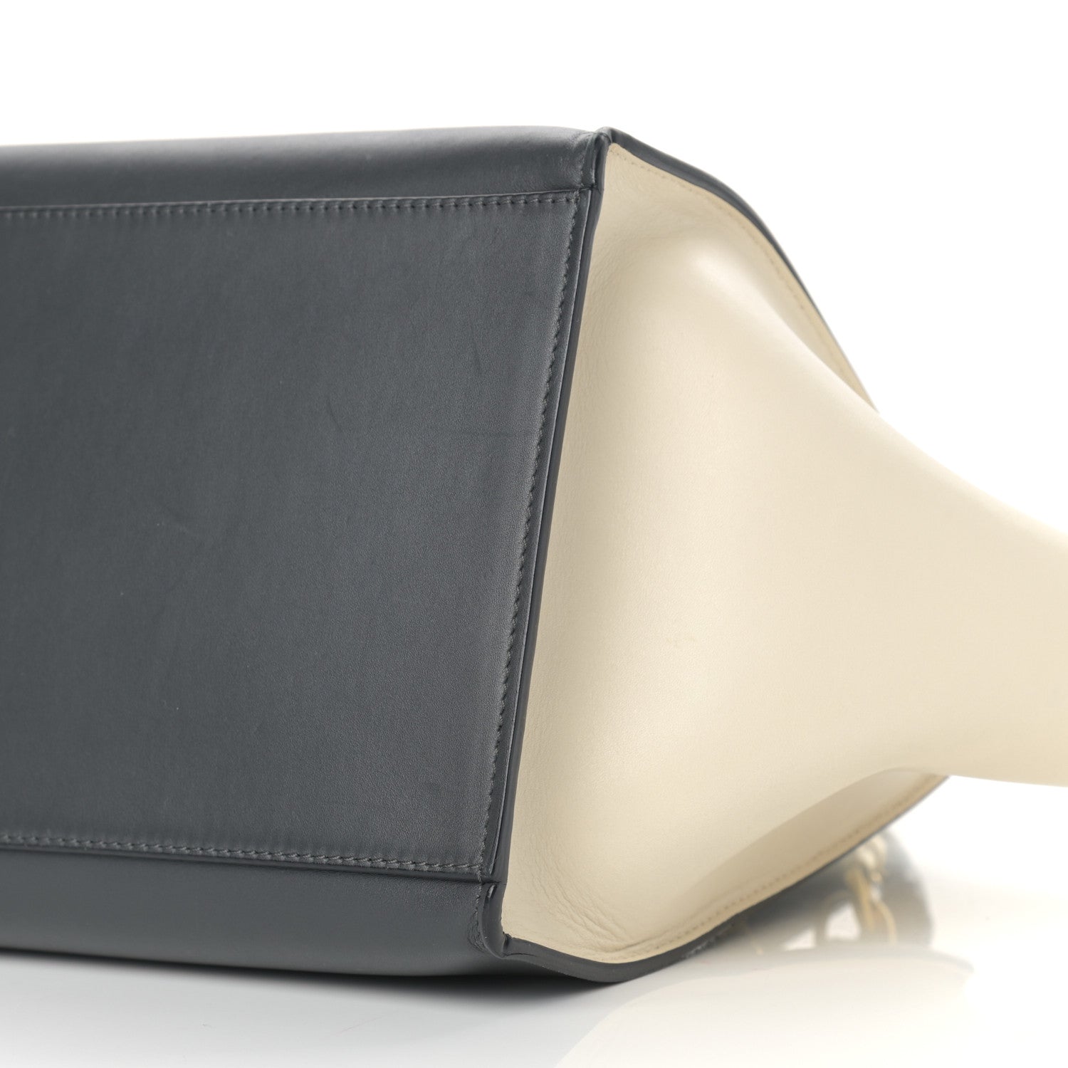 Celine Smooth Calfskin Medium Tri-Color Trapeze Pistachio 9 of 11