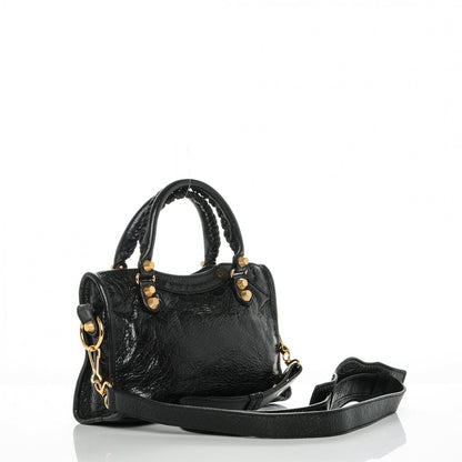 Balenciaga Agneau Giant 12 Gold Hardware Mini City Black 3 of 6