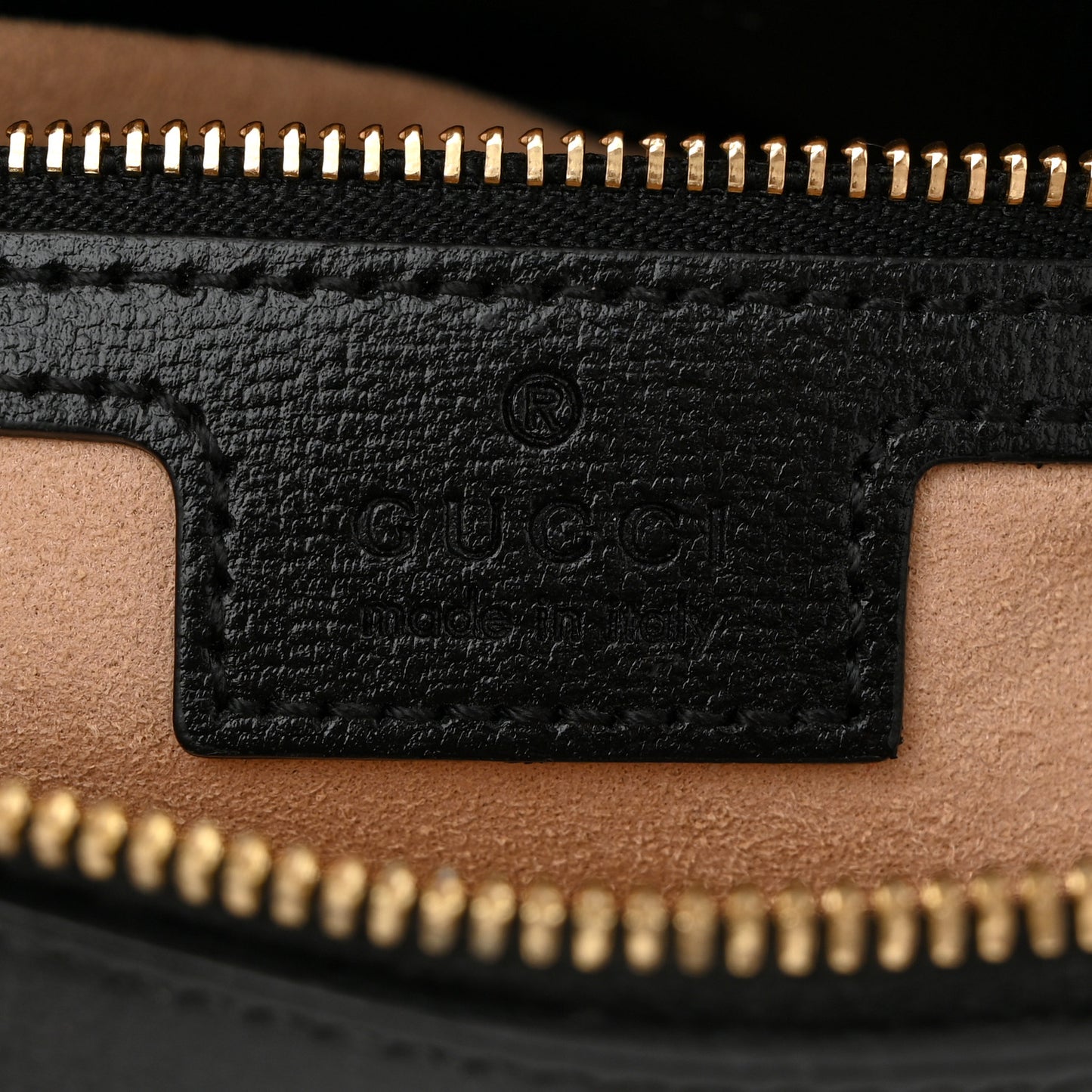 Textured Calfskin Small Horsebit 1955 Shoulder Bag Black
