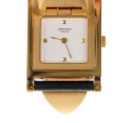 Hermes Stainless Steel Epsom 23mm Medor Quartz Watch Noir 7 of 8