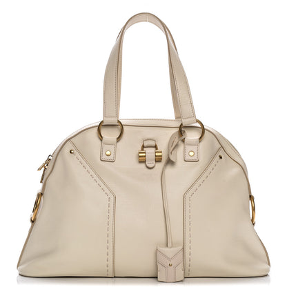 Saint Laurent Calfskin Large Muse Ivory 1 of 9