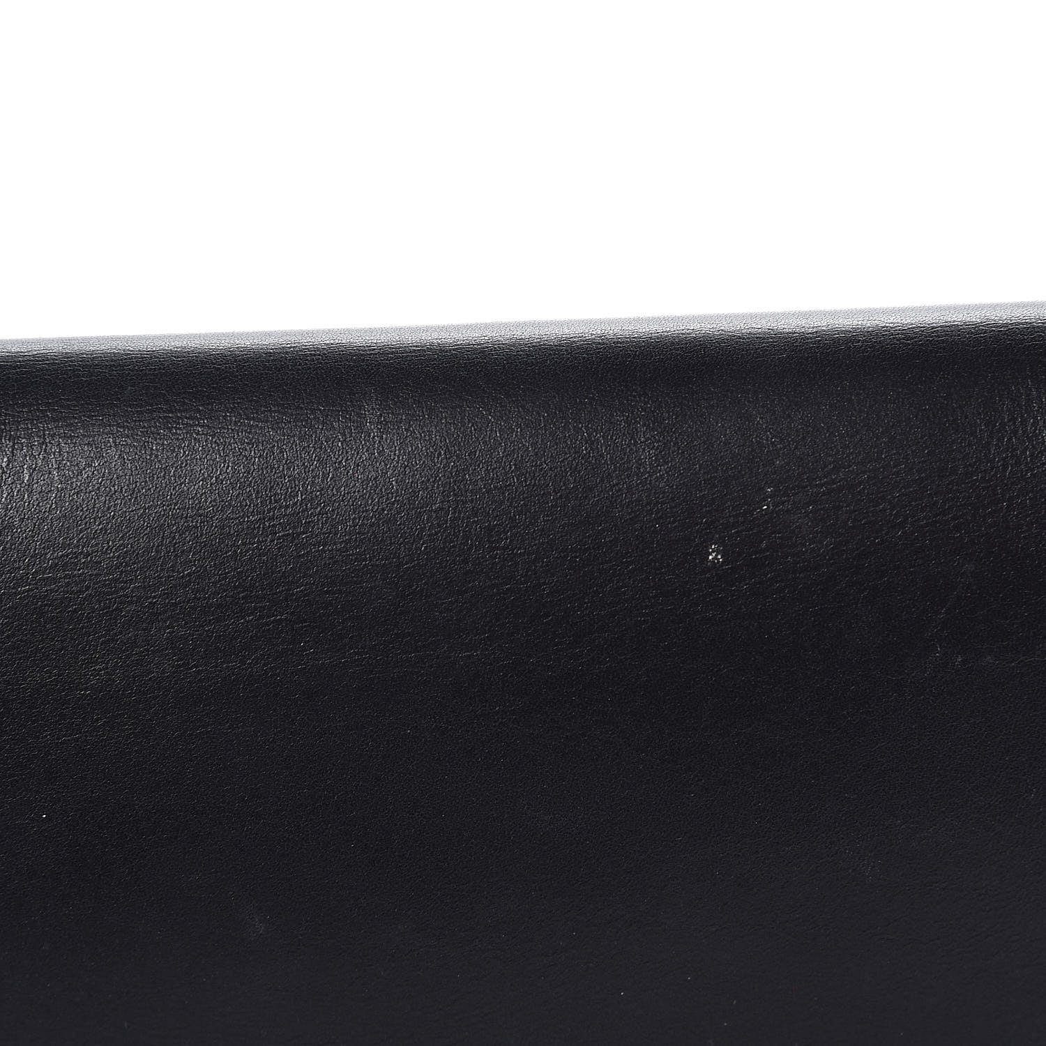 Saint Laurent Calfskin Diagonal Clutch Black 10 of 17