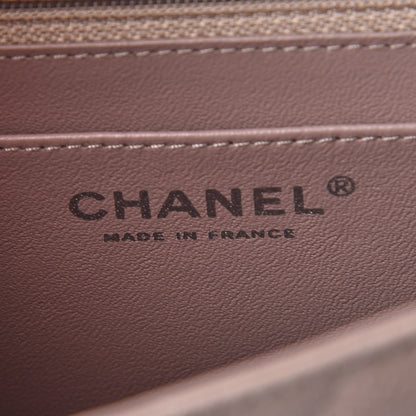 Chanel Caviar Quilted Mini Square Flap Taupe 6 of 7