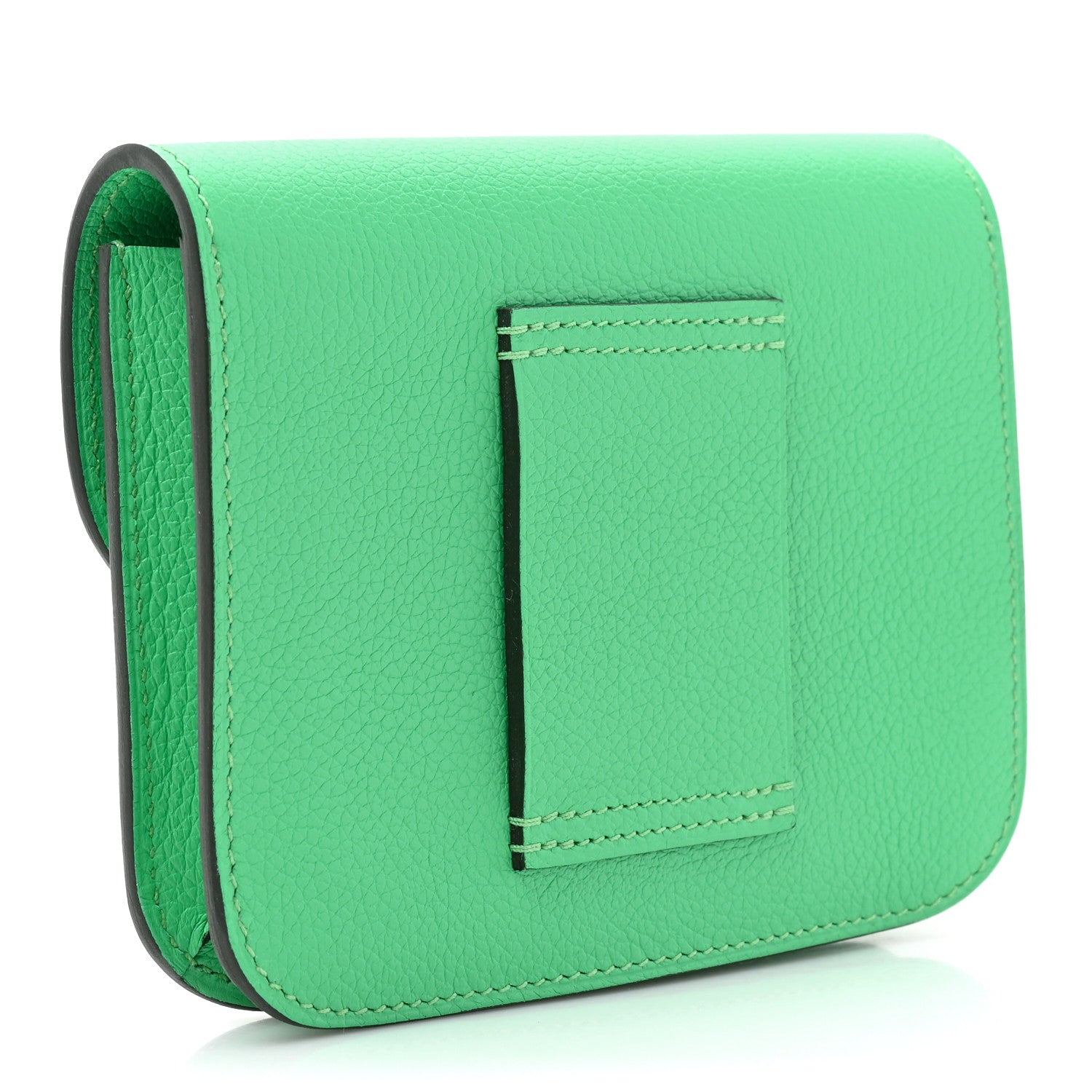 Hermes Evercolor Bi-Color Constance Slim Wallet Vert Comics Bleu Zellige 4 of 11