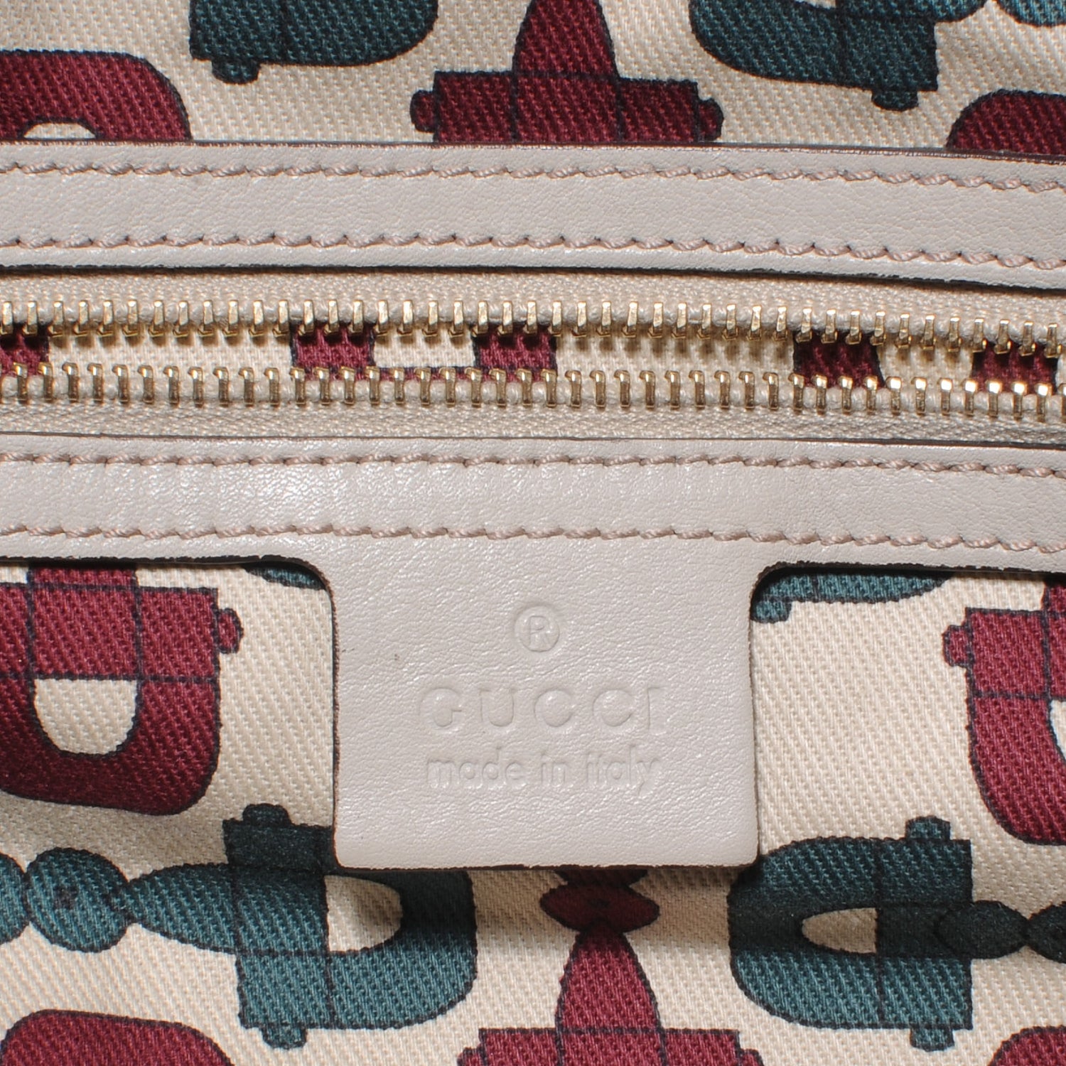 Gucci Guccissima Large Hysteria Tote Off White 6 of 7