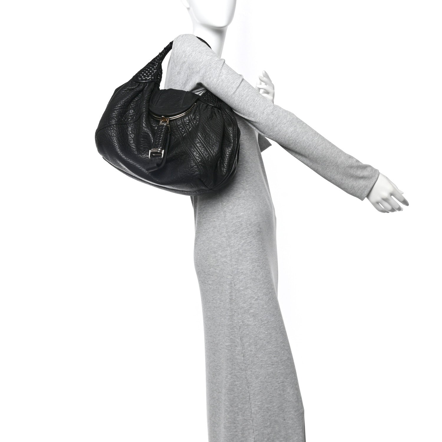 Fendi Nappa Nuvolata Spy Black 2 of 15