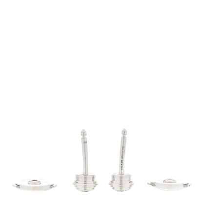 Cartier 18K White Gold Diamond MM D'Amour Earrings 3 of 5