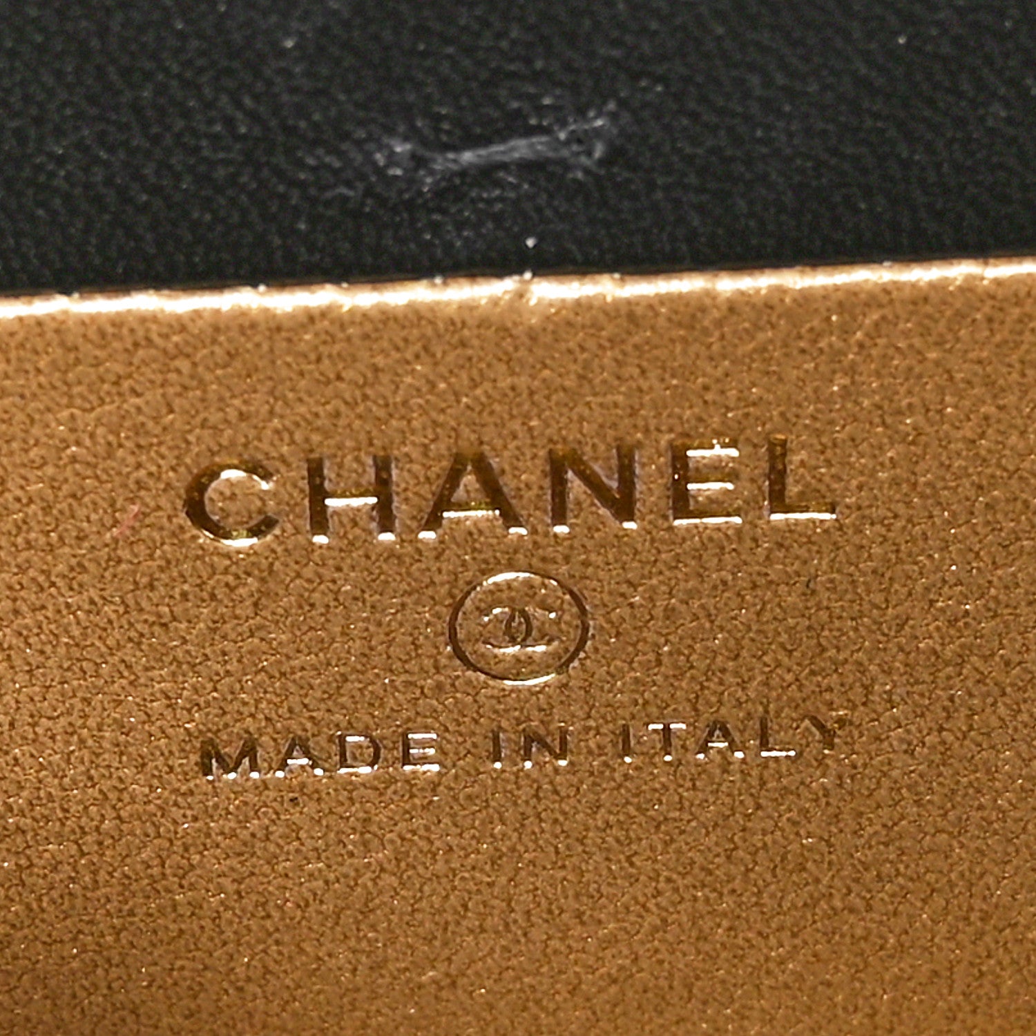 Chanel Lambskin Quilted Vanity Clutch With Chain Black 6 of 11