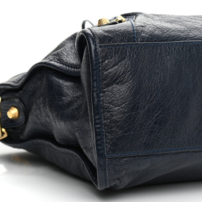 Balenciaga Agneau Giant 12 Gold Hardware City Bleu Obscur 8 of 9