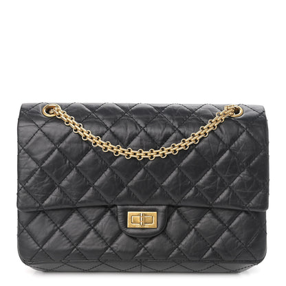 Chanel Aged Calfskin Quilted 2.55 Reissue 226 Flap Black 1 of 11