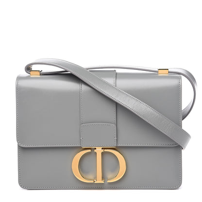 Christian Dior Smooth Calfskin 30 Montaigne Flap Bag Gray 1 of 9
