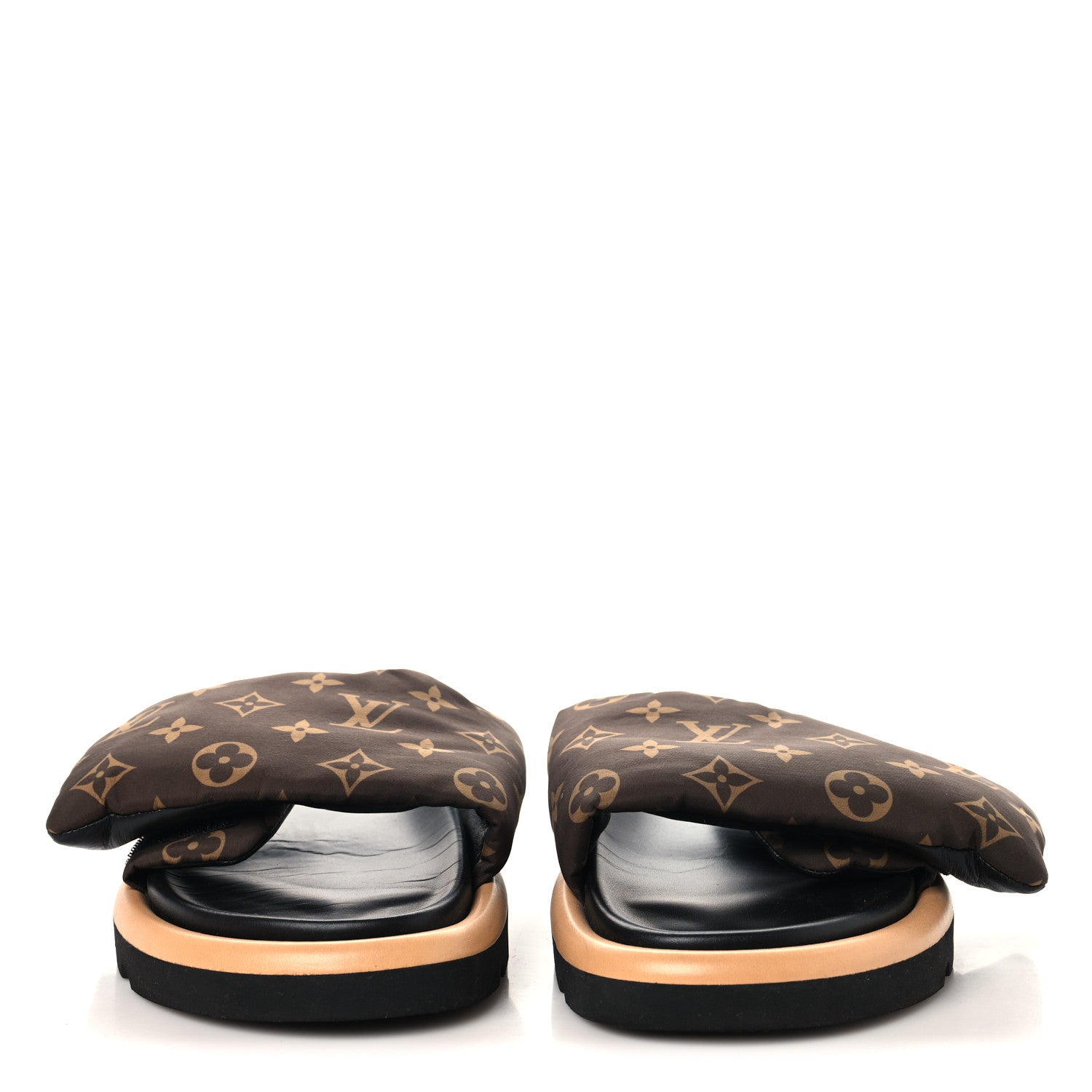 Louis Vuitton Nylon Monogram Pool Pillow Comfort Mule 40 Cacao Brown 3 of 10
