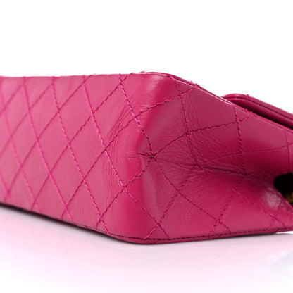 Chanel Aged Calfskin Quilted 2.55 Reissue Mini Flap Fuchsia 9 of 11