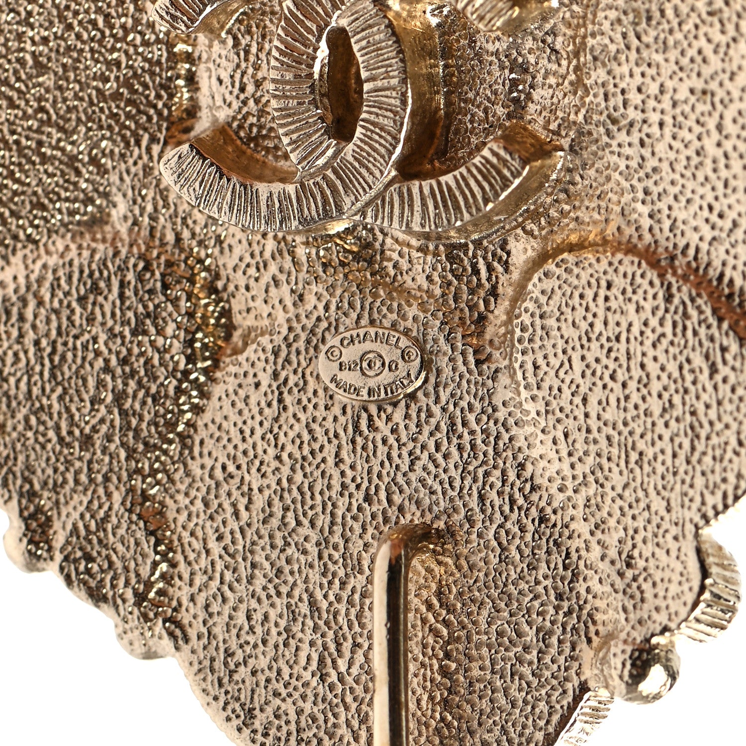 Chanel Pearl Crystal CC Brooch Pearly White 4 of 4