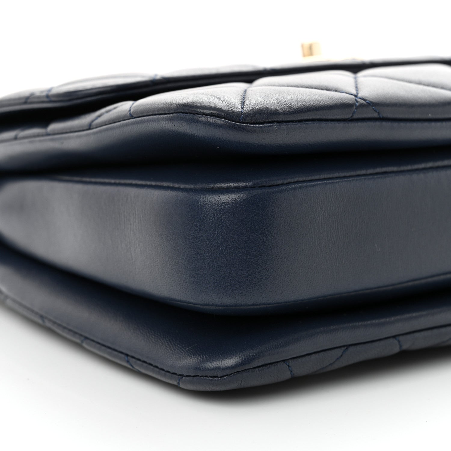 Chanel Lambskin Quilted Small Trendy CC Flap Dual Handle Bag Navy 9 of 11