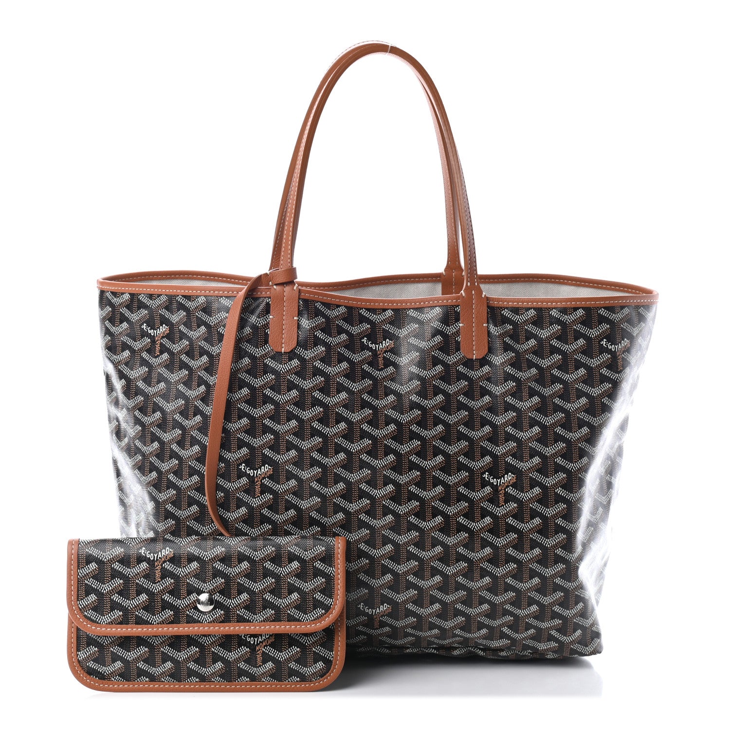 Goyard Goyardine Saint Louis PM Black Gold 1 of 7