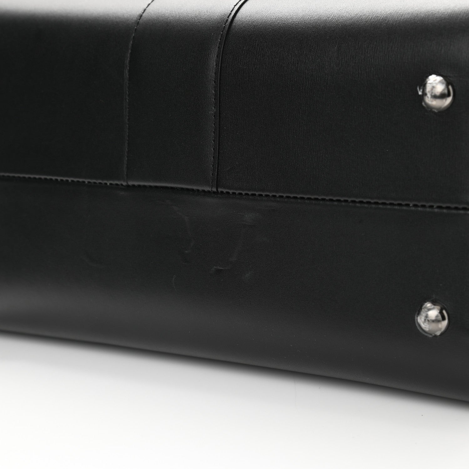 Delvaux Calfskin MM L'Humour Brillant Satchel Black 13 of 13