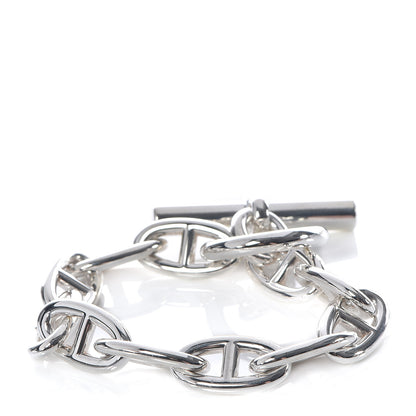 Hermes Sterling Silver GM Chaine D'Ancre Bracelet 1 of 5