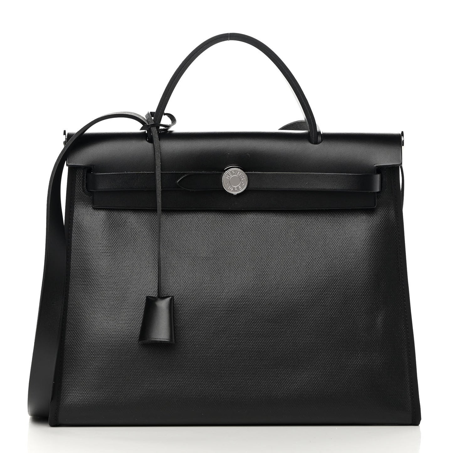 Toile H Berline Vache Hunter Herbag Zip PM 31 Black Ecru