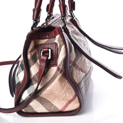 Burberry Nova Check Embossed Convertible Satchel 12 of 12