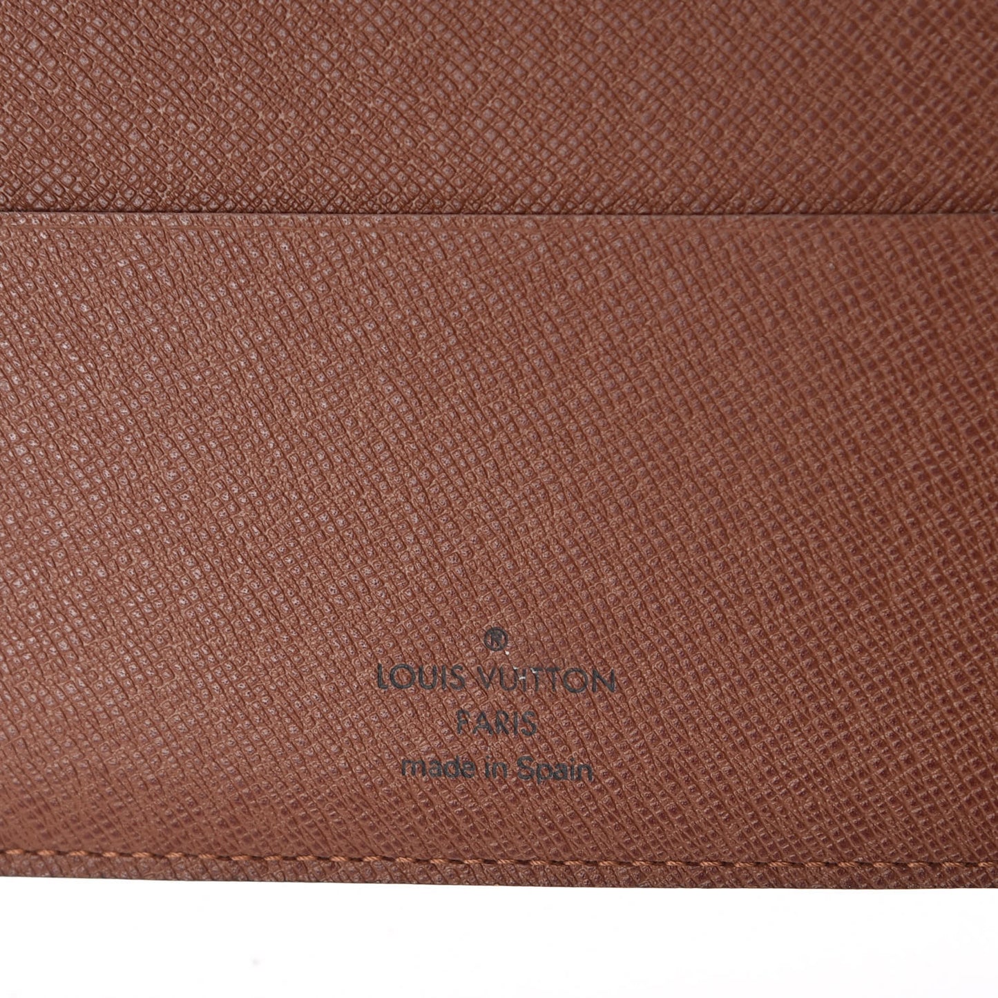Monogram Desk Agenda Cover