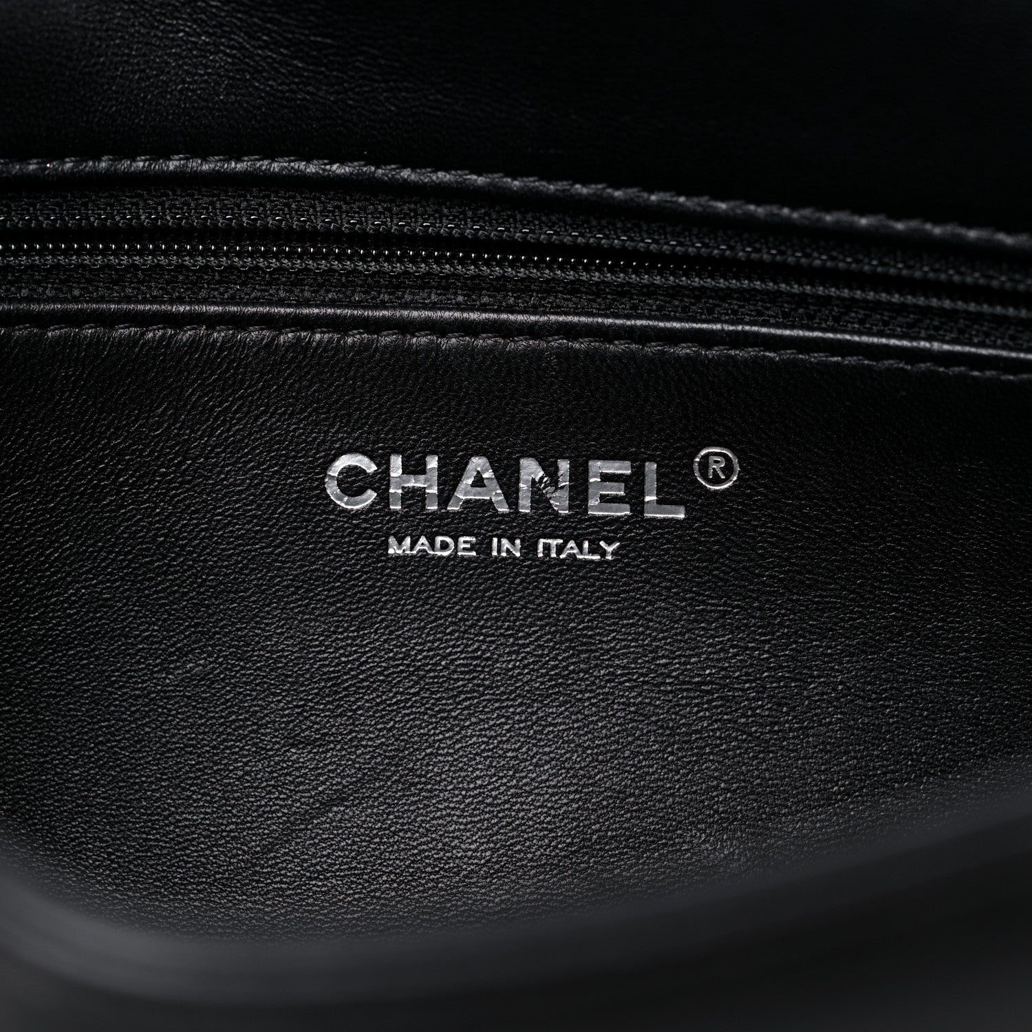 Chanel Shearling Lambskin Medium Chanel 100% Flap Black 6 of 11
