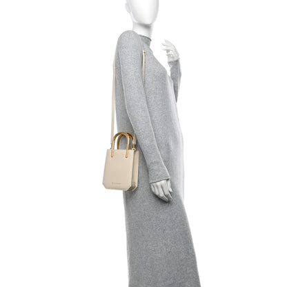 Bulgari Calfskin XS Serpentine Tote Ivory 2 of 9