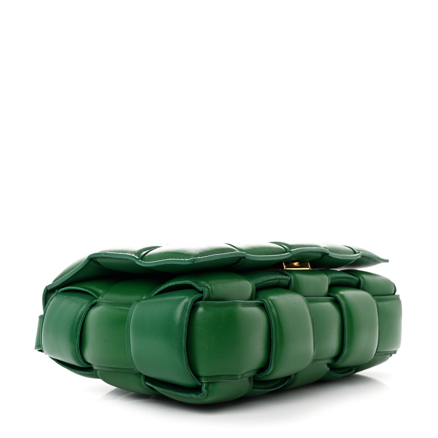 Bottega Veneta Nappa Maxi Intreccio Padded Cassette Crossbody Bag Racing Green 4 of 12