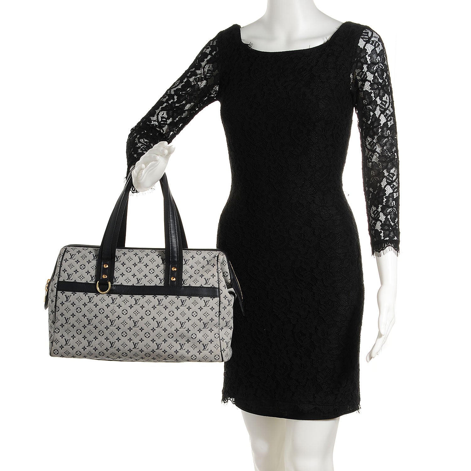 Louis Vuitton Mini Monogram Josephine GM Blue 2 of 7
