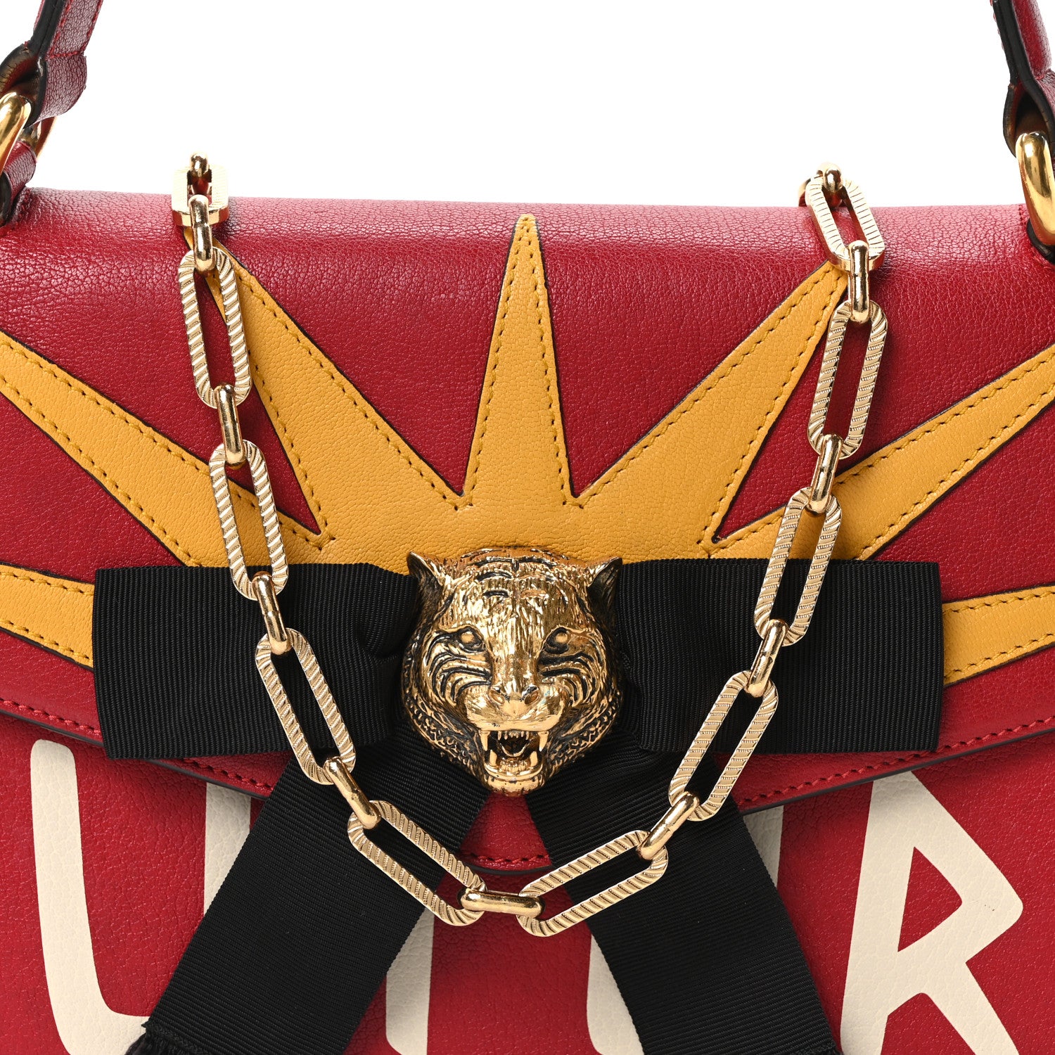 Gucci Calfskin Osiride Future Top Handle Bag Red 8 of 10