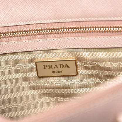 Prada Saffiano Small Galleria Double Zip Tote Cammeo 8 of 14