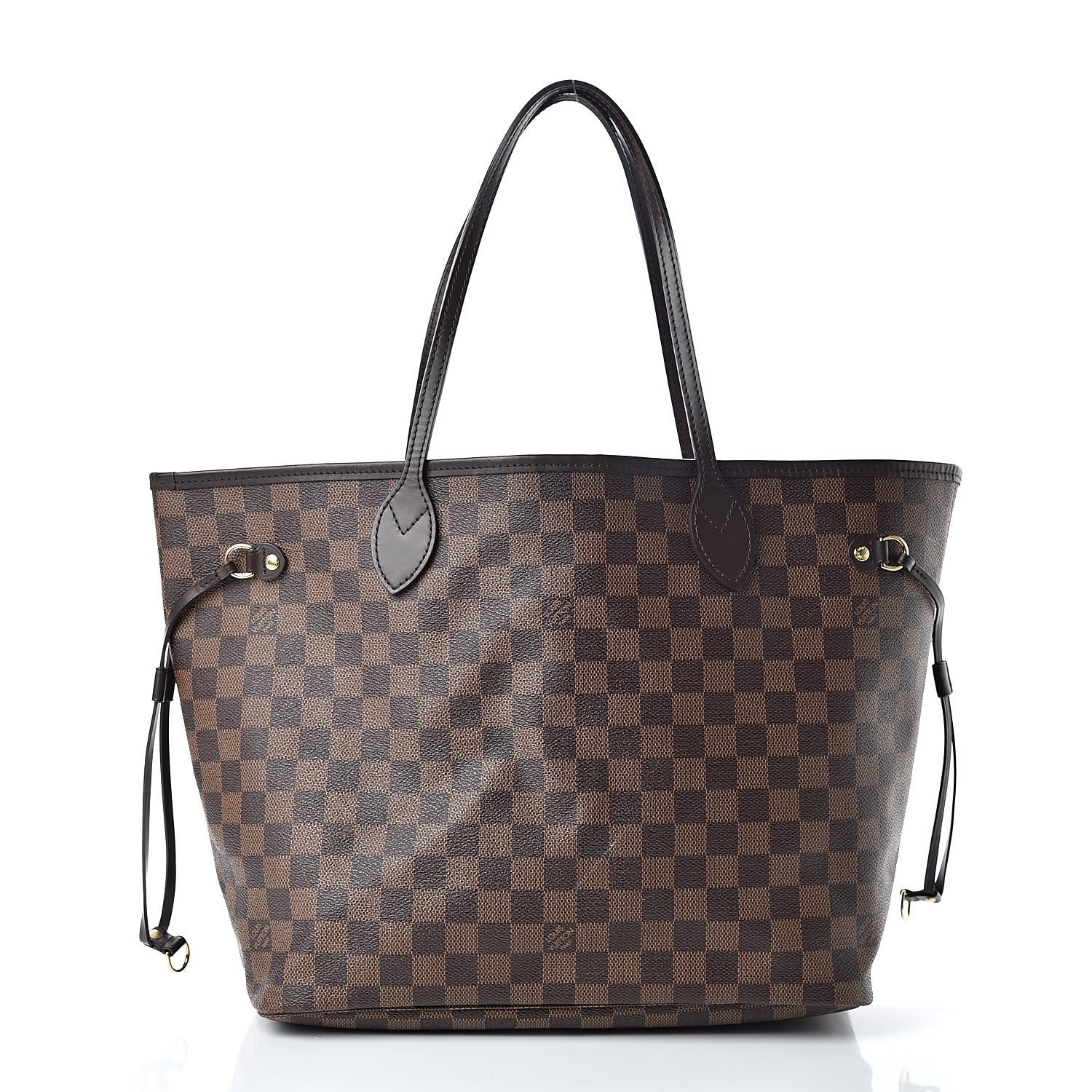 Louis Vuitton Damier Ebene Neo Neverfull MM Rose Ballerine 3 of 18