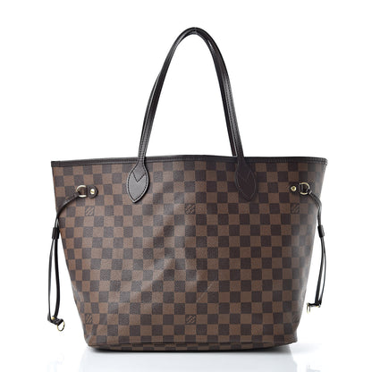 Louis Vuitton Damier Ebene Neo Neverfull MM Rose Ballerine 3 of 18